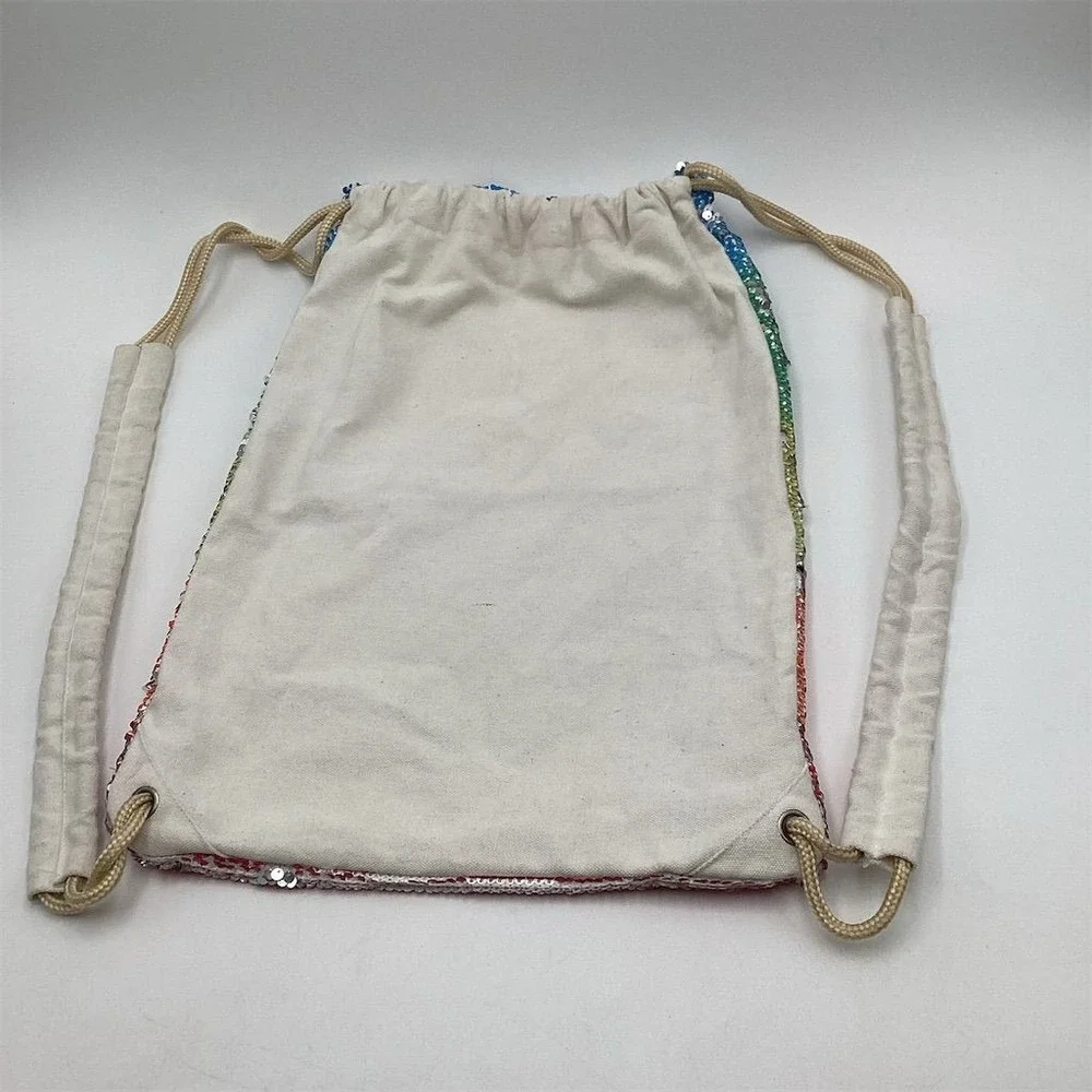 LURICO Unicorn Sequin Drawstring Bag Large Multicolor Kids‎ Backpack